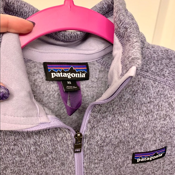 PATAGONIA 1/4 zipper fleece sweater 💜 - Picture 4 of 5
